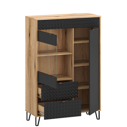 Фото низької вітрини BELLANO 1D1W2S MEBELBOS – наповнення