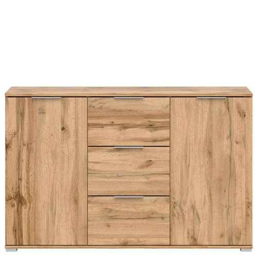 Фото комода ZELE KOM2D3S BRW дуб вотан - вид спереди