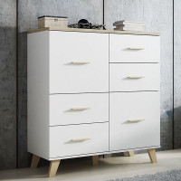 LOTTA CAMA MEBLE Комод 110 2D4S белый LOTTA CAMA MEBLE Комод 110 2D4S белый
