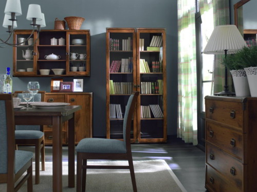 Фото комоду ІНДІАНА JKOM2D4S/130 БРВ дуб шутер в інтер'єрі їдальні