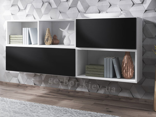 Фото комплекта мебели для гостиной ROCO 16 CAMA MEBLE белый / черный