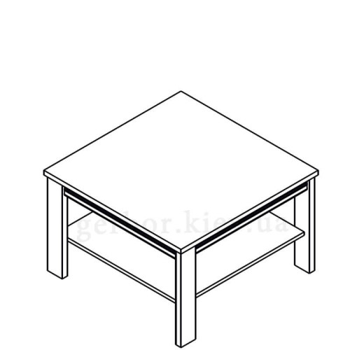 Фото журнального столика СЕЛЕНА LAW75 Гербор – схема