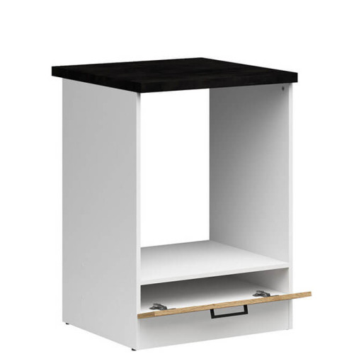 Фото тумби під плиту JUNONA LINE DPK/60/82 ZBL BRW делано світлий – наповнення