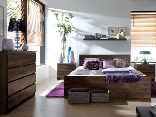 Фото комоду ДЖУЛІ KOM4S/90 БРВ (ВМК) в інтер'єрі спальні