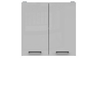JUNONA LINE Шафа навісна G2D/60/57 BRW світло-сірий глянець JUNONA LINE Шафа навісна G2D/60/57 BRW світло-сірий глянець