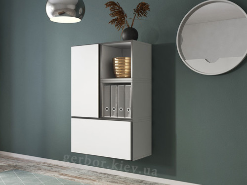 Фото комплекта мебели для гостиной ROCO 17 CAMA MEBLE белый + черный / белый