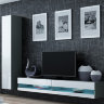 Фото комплекта мебели для гостиной VIGO New 9 CAMA MEBLE серый / белый глянец