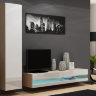 Фото комплекта мебели для гостиной VIGO New 9 CAMA MEBLE дуб сонома / белый глянец