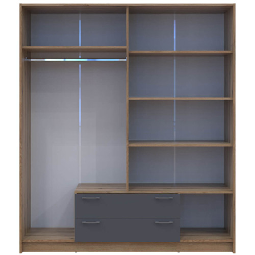 РОНДІ Шафа 4 ДСП ДОРОС (DOROS) 160х52х195