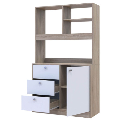 Фото міні-кухні ЛЕЯ ДОРОС (DOROS) дуб сонома / білий – наповнення