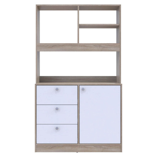 Фото міні-кухні ЛЕЯ ДОРОС (DOROS) дуб сонома / білий – вигляд спереду