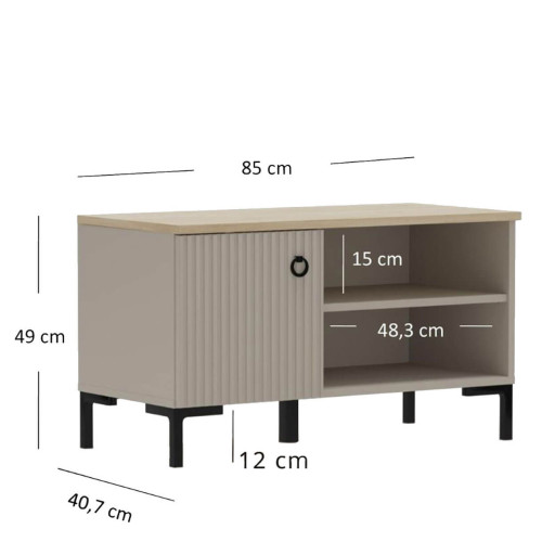 Фото тумби для взуття DOMINICA 1D MEBELBOS – розміри