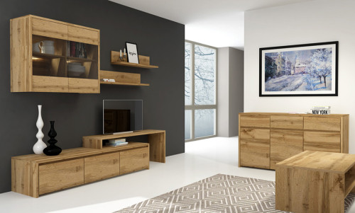 Фото тумбы под телевизор TAHOE TA3 BOGFRAN в интерьере гостиной