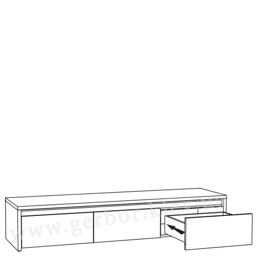 Фото наполнения тумбы под телевизор TAHOE TA3 BOGFRAN