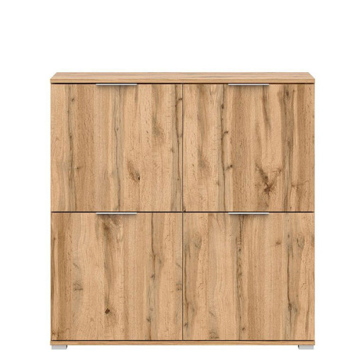 Фото тумбы ZELE KOM4D BRW дуб вотан - вид спереди