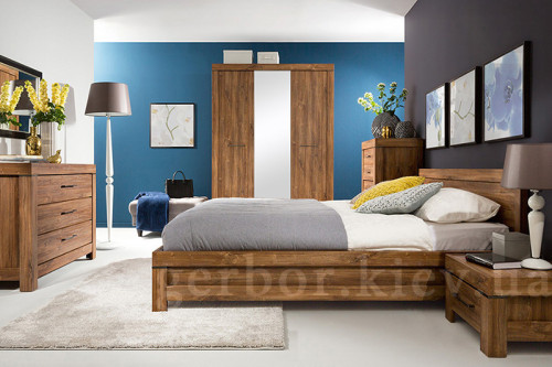 Фото ліжка LOZ/160 (каркас) ГЕРМАН БРВ - комплект меблів для спальні