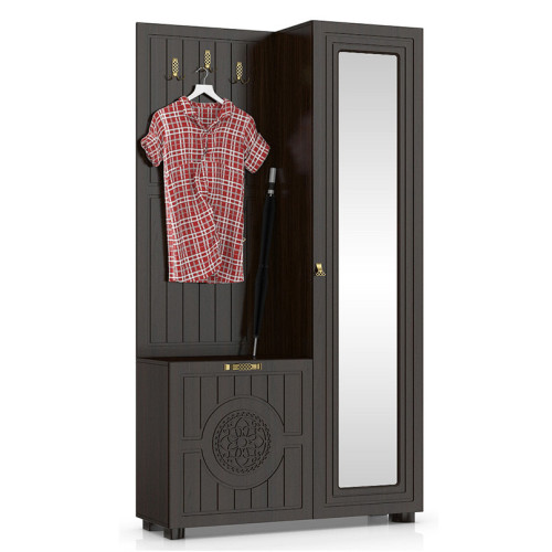 Фото мини-прихожей МОНБЛАН МБ-11 САНТИ орех темный