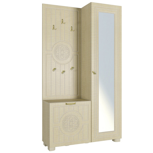 Фото мини-прихожей МОНБЛАН МБ-11 САНТИ клен ванкувер / венге светлый