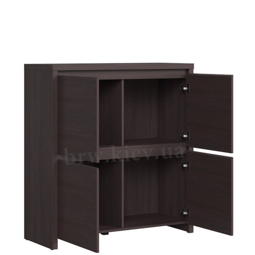 Фото вітальні КАСПІАН мілано БРВ (ВМК) дуб мілано темний – наповнення тумби