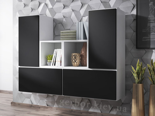 Фото комплекта мебели для гостиной ROCO 18 CAMA MEBLE белый / черный