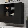 Фото комплекта мебели для гостиной ROCO 19 CAMA MEBLE черного цвета