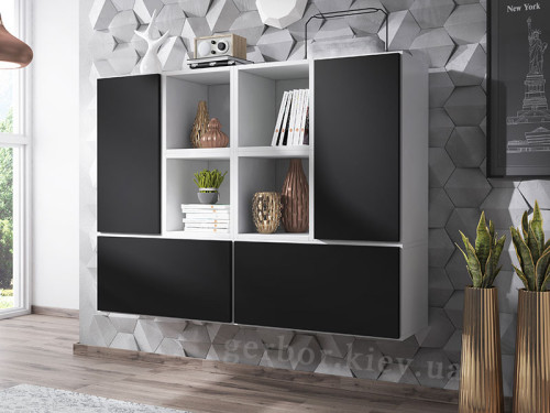 Фото комплекта мебели для гостиной ROCO 19 CAMA MEBLE белый / черный