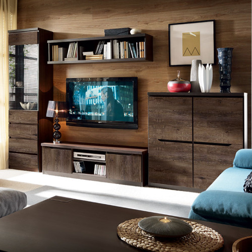 Фото вітрини ДЖУЛІ REG1W3S БРВ (ВМК) в інтер'єрі вітальні