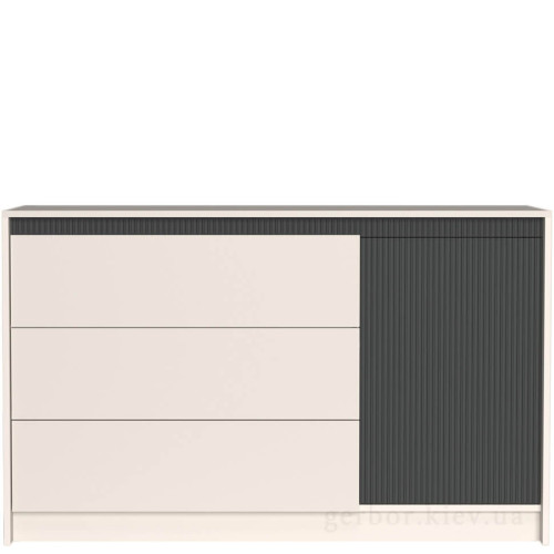 Фото комода МОНАКО KOM1D3S Гербор кашемір / елегантний сірий софт тач