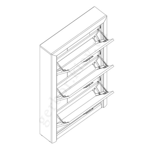 Фото тумби для взуття КОЕН II BUT3D БРВ ВМК – наповнення
