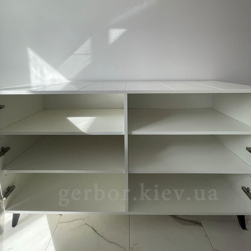 Фото тумбы REJA CAMA MEBLE 2D белый глянец на ножках от покупателя – наполнение