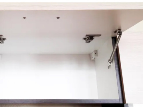 Фото комплекта для кухни ELIZA 180  BOGFRAN дуб венге / риека светлая – навесной шкаф под вытяжку