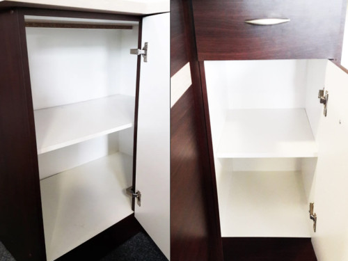 ELIZA 180 Кухня BOGFRAN дуб венге / риека светлая – наполнение тумбы