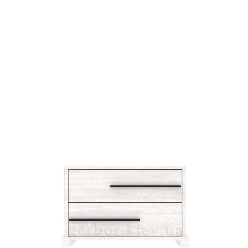 Фото приліжкової тумбочки СТЕММА KOM2S Гербор сосна каньйон