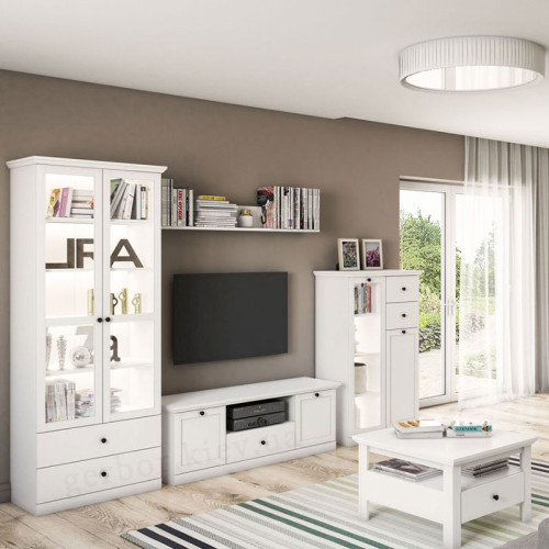 Фото витрины BRANDSON 2W2S MEBELBOS в интерьере гостиной