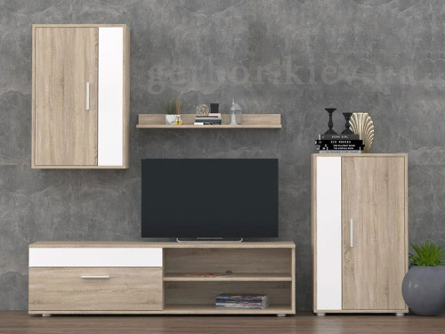 Фото вітальні БАРАТО МІНІ Гербор дуб сонома / німфеа альба