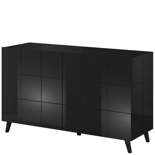 Фото тумбы REJA CAMA MEBLE 2D черный глянец на ножках