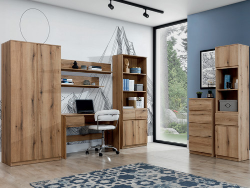 Фото комоду REMI RM04 LIVEO BOGFRAN дуб евок в інтер'єрі кабінету