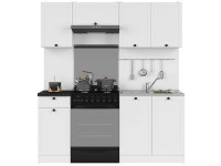 JUNONA LINE 180 ZBL Кухня BRW білий JUNONA LINE 180 ZBL Кухня BRW білий
