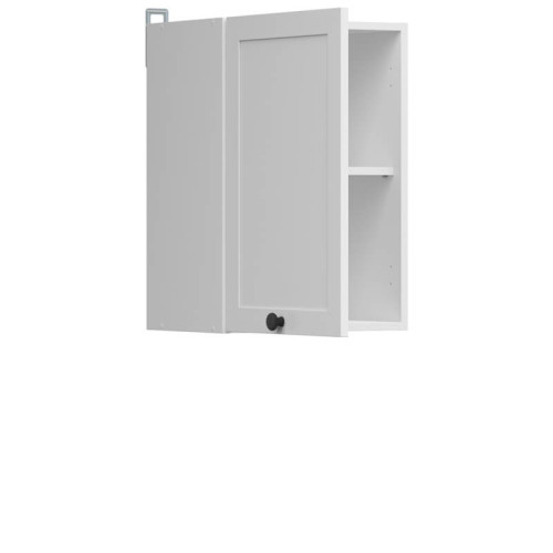 Фото кухні JUNONA LINE 180 ZBL BRW білий – наповнення навісної шафи G1D/40/57LP