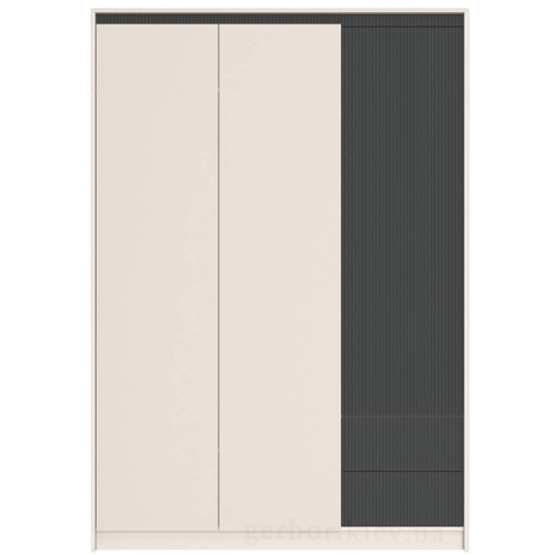 Фото шафи МОНАКО SZF3D2S  Гербор кашемір / елегантний сірий софт тач