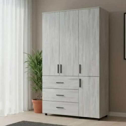 Фото шафи ТОРН 3 ДСП/3Ш полиці ДОРОС (DOROS) сосна натті в інтер'єрі