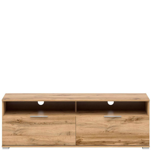 Фото тумбы под телевизор ZELE RTV2S BRW дуб вотан - вид спереди 