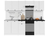 JUNONA LINE 230 ZBL Кухня BRW білий JUNONA LINE 230 ZBL Кухня BRW білий