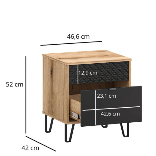 Фото вітальні BELLANO MEBELBOS – розміри та наповнення приліжкової тумбочки