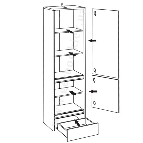 Фото наполнения пенала TAHOE TA10 BOGFRAN