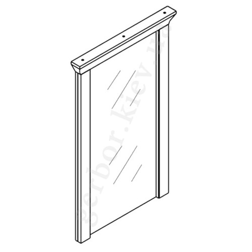 На фото схема дзеркала LUS68 МАРСЕЛЬ Гербор