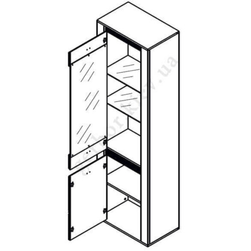 Фото вітальні СЕЛЕНА Гербор – схема наповнення вітрини