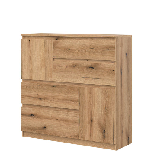 Фото комоду REMI RM06 LIVEO BOGFRAN дуб евок – вигляд збоку