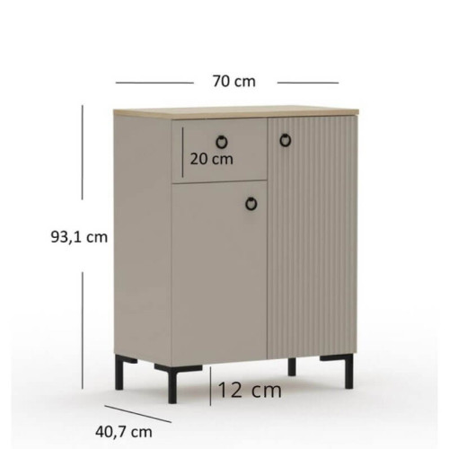 Фото передпокою DOMINICA MEBELBOS – розміри тумби