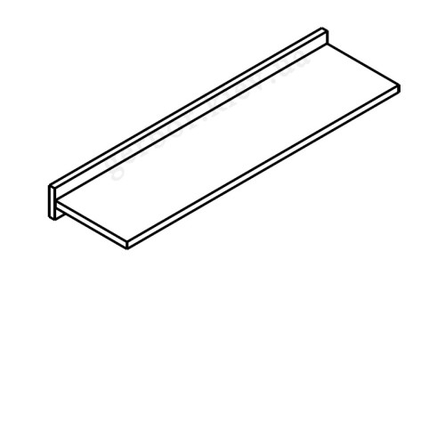 На фото схема полиці НЕПО POL/80 Гербор